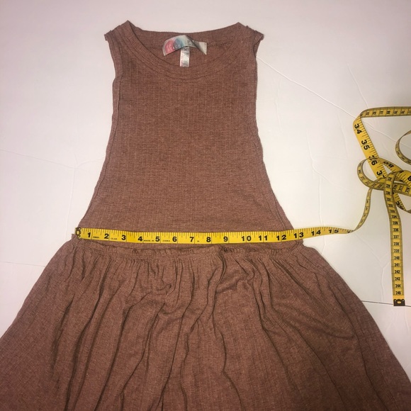 Free People Beach Tank Flare Ruffle Shirt Dress XS - Picture 6 of 7